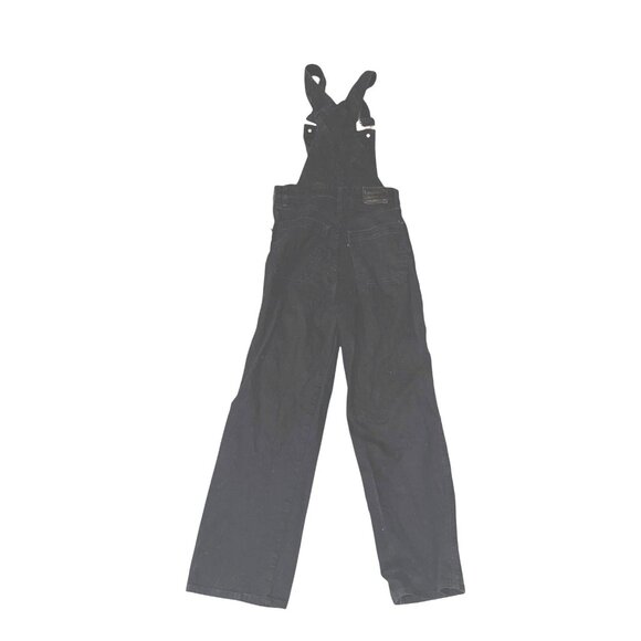 Levis Premium Womens Black Denim Overalls W25 - Picture 1 of 10